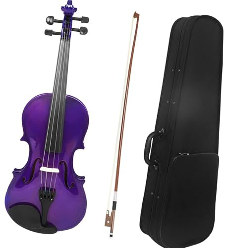 Erwachsenen geige Anfänger Lila Violine 4/4 Ahornplatte(Violin)