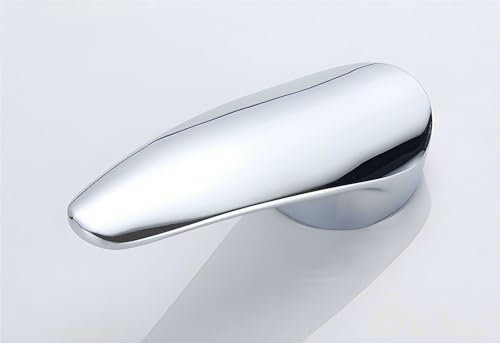 CYILIUEN Cromato Rubinetto Maniglia In Lega di Zinco Bagno e Cucina per Monocomando con Cartuccia 35mm
