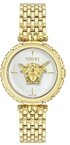 Versace Damen Analog Quarz Armbanduhr Medusa Heritage