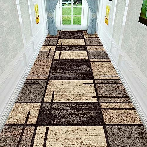 AZMANI Extra Langer Flurläufer-Teppich. Moderner Durchgangsläufer-Teppich für den Flur,1m x 5m