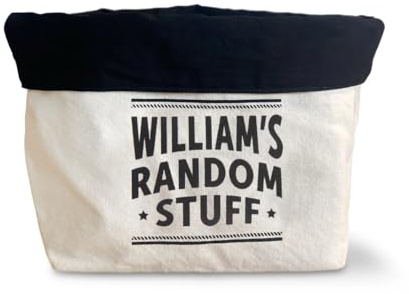 History & Heraldry Personalised Top Bloke storage pouch (Contemporary, William)