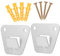 CHILDWEET Wall Fan Rack 2 Piece Electric Fan Wall Bracket Sturdy Wall Mount for Ceiling Fans Accessories