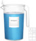 Lifewit 1800ml Distributeur Lessive Liquide, Rangement Lessive en Plastique Pet Transparent, Boîte de Rangement Buanderie Multifonctionnelle avec étiquettes, 1 Pièce