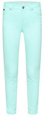 SOCCX Damen Jeans MI:RA Slim Fit Aqua Splash, 31