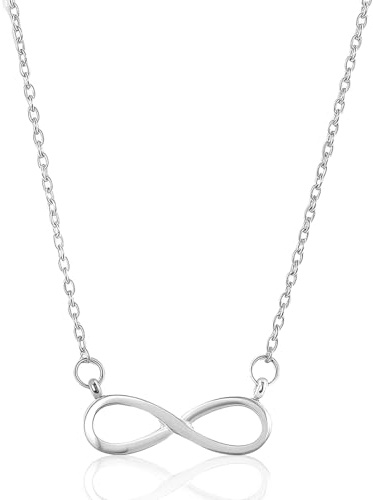 Unendlichkeits-Halskette, Silberkette, The Summer I Turned Pretty, infinity kette, halskette mit anhänger, damenhalskette