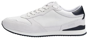 LLOYD Herren Sneaker Swift, Männer Low-Top Sneaker,Leder-Sohle,herrenschuh,männer,Slipper,maennlich,Men's,Men,man, Offwhite/Navy, 46.5 EU / 11.5 UK