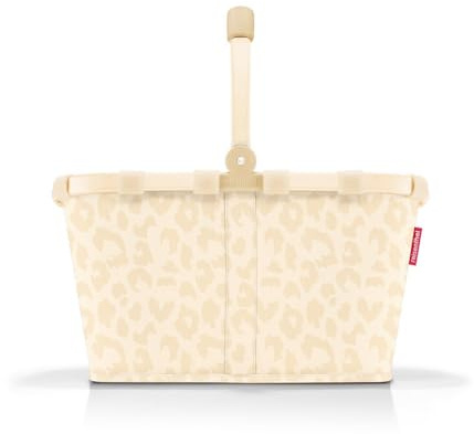 reisenthel carrybag leo vanilla – Stabiler Einkaufskorb mit viel Stauraum und praktischer Innentasche – Elegantes und wasserabweisendes Design