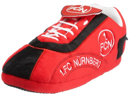 Sloffie Dekoschuh 13029 1. FC Nürnberg 0,45 m, rot