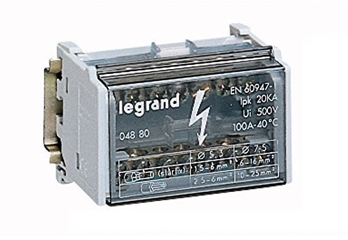 Legrand reparticion standard - Repartidor bipolar 100a lexic