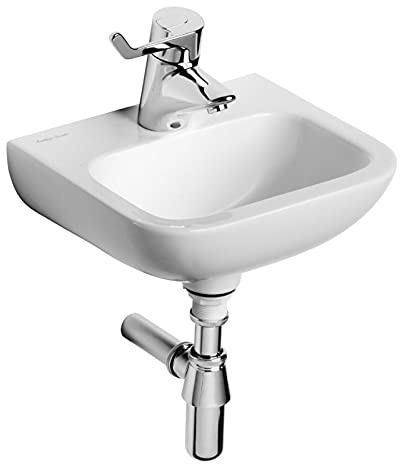 Armitage Shanks S212201 White Contour 370 mm One Tap Hole Wash Basin,