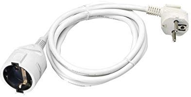 Alargador de enchufe, Hembra a hembra, Blanco
