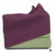 Arketicom Italian Faltmatratze TOUF, The Bed That Becomes a Pouf,Light Green Color Fabric Base and External Cover Pink Fuchsia 80x63x45 cm Artisans Italian Product 100% Hand Made