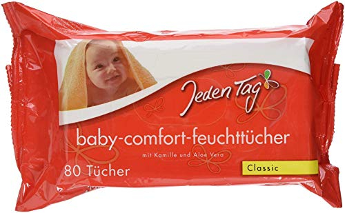 Jeden Tag Baby Feuchttücher classic, 160 Tücher