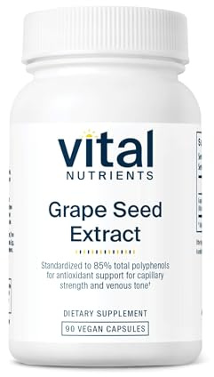 Vital Nutrients Grape Seed Extract 100mg, 90 Capsules