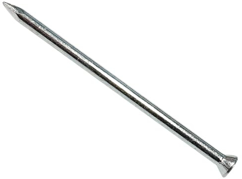 Forgefix Don Quichotte Heavy Gauge Masonry Nail, Zinc Galv. 3.5 x 100mm (Box 100), for Fastening Cabling, Timber Form Work etc. in Masonry Applications