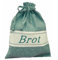 Brotbeutel - grün - weiß kariert
