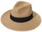 DRESHOW Damen Panama Hut Fedora Strand Sonnenhut Breiter Rand Stroh Aufrollen Hut UPF 50+