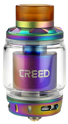 GeekVape Creed RTA Clearomizer 4,5 ml / 6,5 ml, Durchmesser 25 mm, Riccardo Verdampfer für e-Zigarette, rainbow