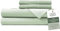 Hotel Sheets Direct Sábanas 100 % viscosa derivada de bambú, tamaño California King, sábanas de lujo refrescantes con bolsillo profundo, sedosas, suaves, color verde claro