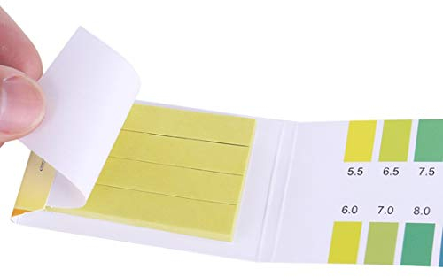 XUBF-PH, 80 Streifen PH-Teststreifen PH-Meter Papierregler 5.5-9.0 Anzeige Lackmuspapier Aquarienwasser-Einweichset