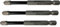 Pozidriv Impact Screwdriver Bits PZ3 x 75mm (Pack 3)