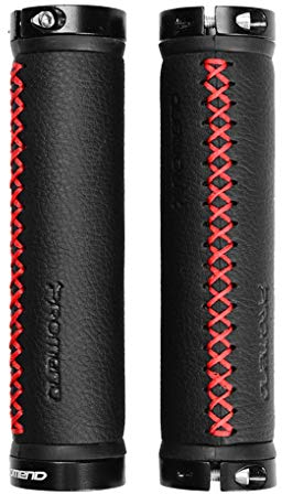 Antislip Fahrradlenkergriffe, Fahrradgriff Für Roller Urban Bike Mountain Road Bike MTB Faltbares Fahrrad Rubber, red