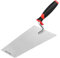 KOTARBAU® Edelstahl Trapezkelle 200 mm x 123 mm Maurerkelle mit Gummigriff Putzkelle Stukkateurkelle Stukkateurspachtel unabdingbar für Mauererarbeiten