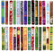 HEM Incense Sticks - 24 unique and premium flavours with SAMASIA incense holder for Aromatherapy, Incense Spa, Yoga, Meditation, Healing, Spirituality and Relaxation…