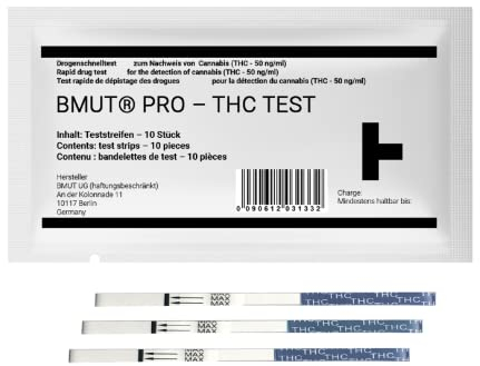 10x Drogenschnelltest - Drogentest für Marihuana Cannabis THC Test