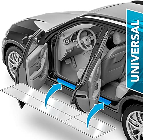 uProtect Auto Einstiegsleisten Schutz Universal Schutzfolie Autotür Zubehör Zierleisten Lackschutzfolie Transparent