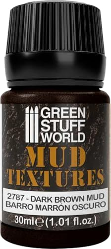 Green Stuff World Mud Textures Paint 30ml - Dark Brown Mud