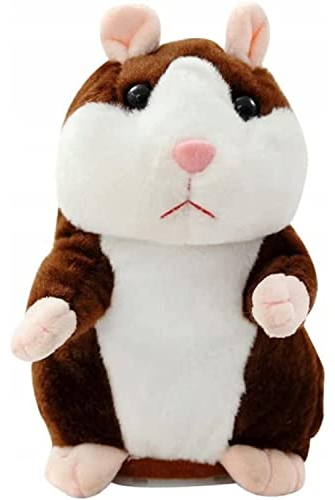 Retoo Sprechende Hamster Spielzeug Wiederholt Talking Plüschtier Elektronische, Lustige Kinder Stofftiere,Record Interaktives für Baby Kinder Kids, Early Learning, Geburtstagsgeschenk