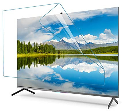 HAMIMI 43-58 Zoll Anti-blaues Licht Monitor Tv Displayschutzfolie, Entspiegelungsfolie Anti Kratzer Displayschutzfolie, Displayschutz Strahlenschutz, Für LCD, Led, OLED,Matte-58in(1269X721) mm