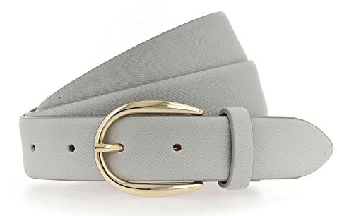 Vanzetti 30mm Leather Belt W75 Light Grey - kürzbar