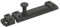 Golden Grace Security Door Slide Bolt Tower in Matt Black Finish, Patio Lock, Garage Backyard Gates - Pack of 1-100mm 4