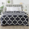 HOZY Kuscheldecke Flauschig Decke Fleecedecke - Kuscheldecke 230x270cm, Grau und Weiß, Fleecedecke Sofa Decken,Warm Wohndecke Couchdecke Hundedecke Sofadecke flauschig, Sofa überwurfdecke