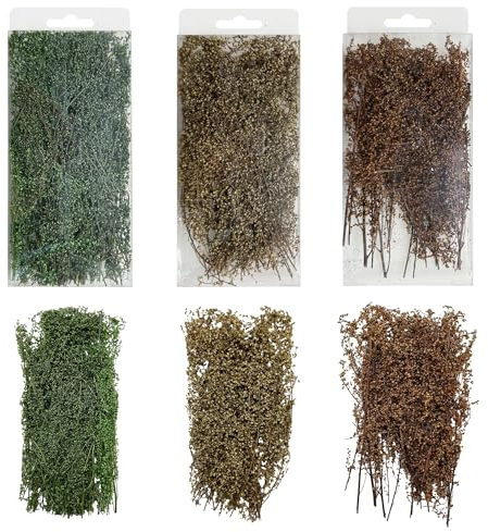 Woohome Static Grass Tuft Statische Grass Statische Grasbüschel, Static Grass Tuft,Scenics Gras Grasbüschel für Miniatur Tabletop Spiele Modelleisenbahn (Stil 3-2)