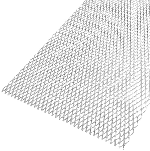 Alu Racing Gitter | 100 * 33 cm silber | Masche 10 * 20 mm | Auto Tuning Renngitter