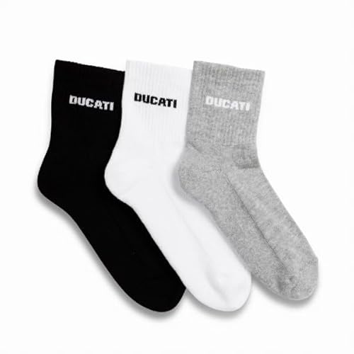Ducati Fitness Socken 3er-Pack Größe 43-46, 98771065-3