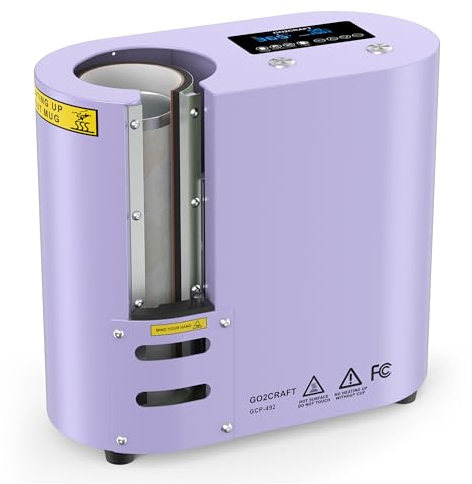GO2CRAFT Auto Seamless Tumbler Press Machine-Purple