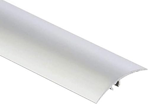 37 mm x 930mm 5in1 Installation System Aluminium Door Bars Threshold Strip Transition Trim Laminate Tiles Levelling TMW Profiles (Silver)