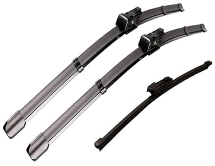 Scheibenwischer Für VW Für Polo 5 MK5 6R 6C 61 2009–2017 GTI Für Fließheck Wischerblätter Vorne Hinten Windschutzscheibe Fenster Zubehör Ersatzwischblätter (Color : LHD)