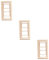UPKOCH 3St Simulation von Türen und Fenstern Miniatur-Fensterrahmen heim Abs spielhaus zubehör draußen spielhaus Accessoires Dekorationen Wohnkultur Puppenmöbel Puppenfenster Cosplay