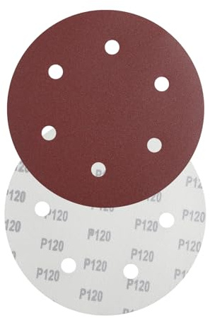 MAXXT 225mm Drywall Sander Sandpaper #120 25Pcs Hook & Loop Discs - Aluminum Oxide | For MAXXT Electric Foldable Drywall Sander R7202-F