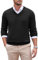 COOFANDY Herren Pullover V Ausschnitt Strickpullover V Neck Sweater Langarm Pulli Business Pullover Slim Fit Leichter Winterpullover Schwarz XXL