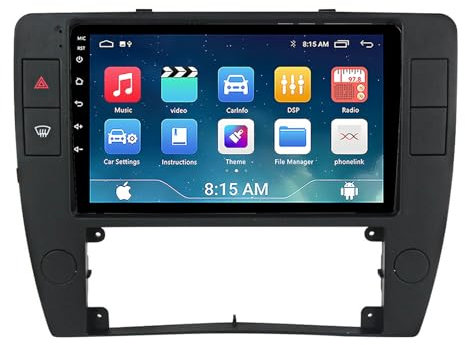 9 Pulgadas Radio Coche 2 DIN Android Radio para automóvil para Volkswagen VW Passat B5 2000-2005 con Cámara de Respaldo Controles del Volante GPS Navi inalámbrico(A2 2G+32G)