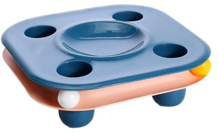 Setauoo Cat Bowl - Multifunctional Cat Food Bowl - Multifunctional Cat Food Bowl, Interactive Cat Bowl, Wet and Dry Separation Pet Bowl