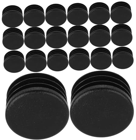Angoily 100pcs Round Plug Tube Plug Furniture Leg End Caps for Chair Table Stool Leg Protector Function Tube End Cap Furniture