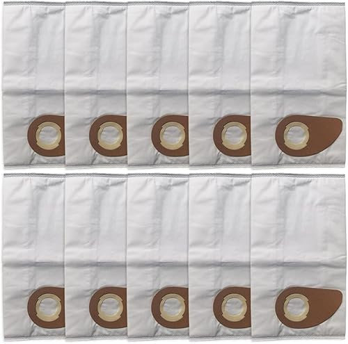 YUETTYY Lot de 4/10 sacs à poussière de rechange pour aspirateur Nilfisk Buddy II 12 18 12L 18L/INOX - 81943048 - Sacs filtrants en polaire (lot de 10)