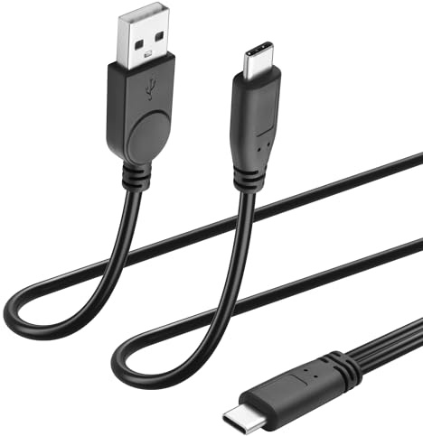 JSADZKJ 3.28Ft USB C to USB+USB C Splitter Charger Cable, 2-in-1 USB C Male OTG Cable, Supports Phone, Sound Card, Microphone, Live Streaming, Karaoke